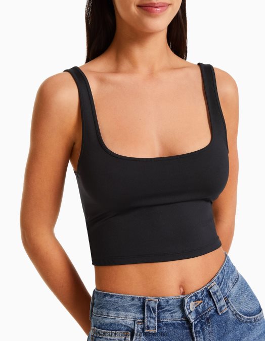 Bershka femei pachet de 2 blaturi multicolor Z86D898 îmbrăcăminte