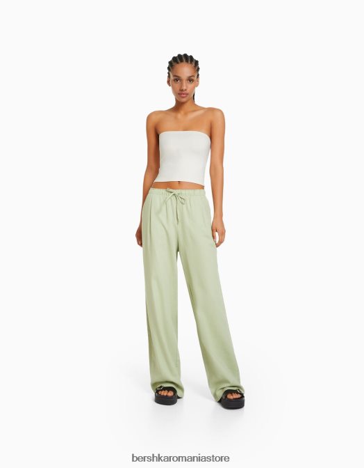 Bershka femei top bandeau aproape alb Z86D661 îmbrăcăminte