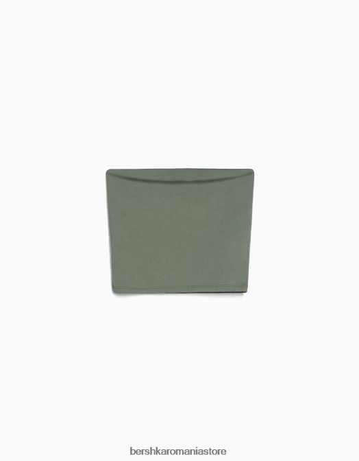 Bershka femei top bandeau kaki Z86D664 îmbrăcăminte
