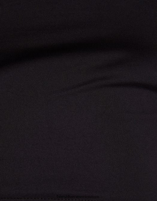 Bershka femei top bandeau negru Z86D662 îmbrăcăminte