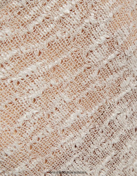 Bershka femei pulover din tricot deschis nisip Z86D982 îmbrăcăminte