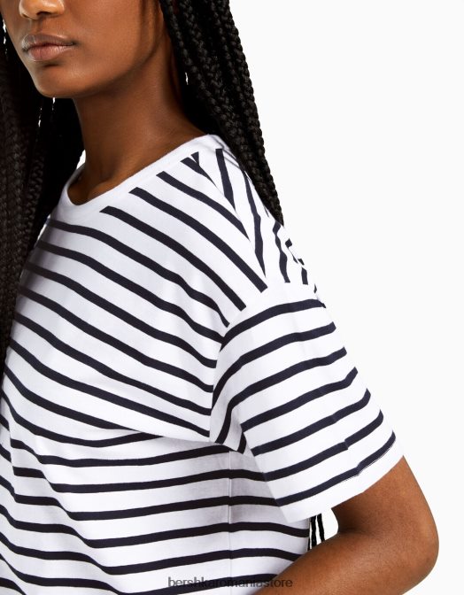 Bershka femei pachet de 2 tricouri oversize cu maneca scurta multicolor Z86D636 îmbrăcăminte