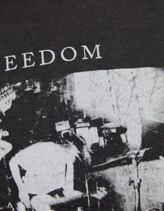 Bershka femei tricou cu maneca scurta cu imprimeu gri Z86D550 îmbrăcăminte