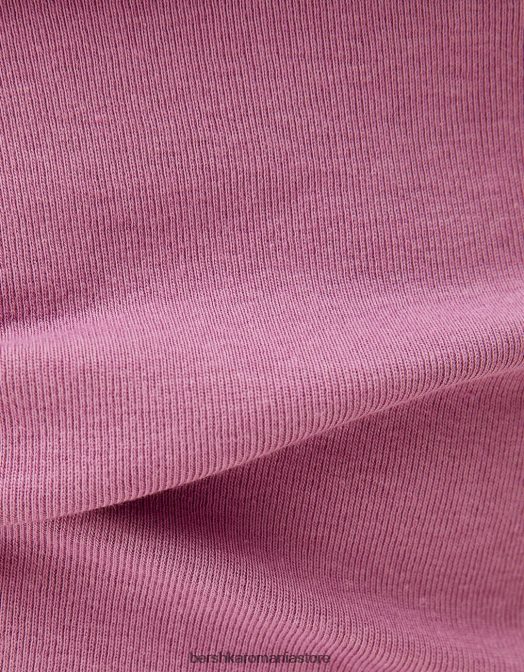 Bershka femei tricou mulat cu maneca scurta violet Z86D521 îmbrăcăminte