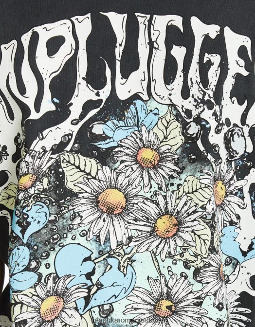 Bershka femei tricou oversize imprimat cu maneca scurta gri Z86D430 îmbrăcăminte