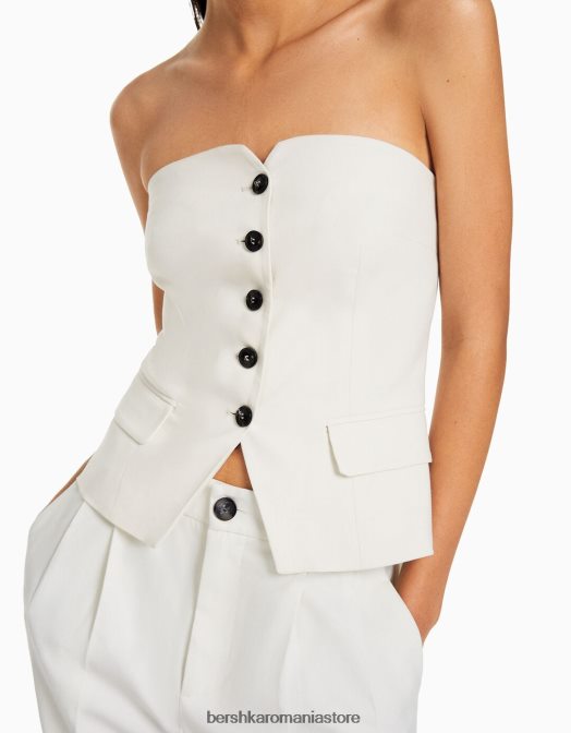 Bershka femei vestă croită cu umerii expuși exclusiv Z86D1993 îmbrăcăminte