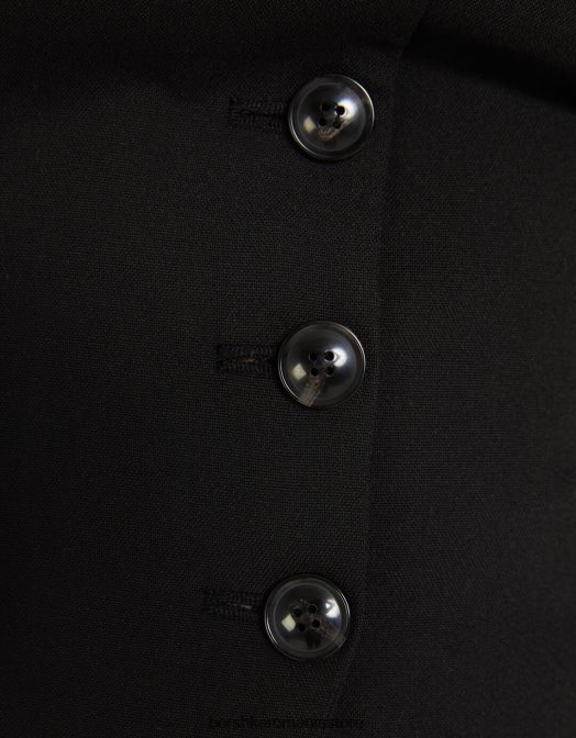 Bershka femei vestă croită cu umerii expuși negru Z86D671 îmbrăcăminte