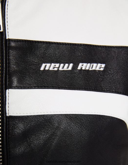 Bershka femei vesta de curse din imitatie de piele alte Z86D1153 îmbrăcăminte