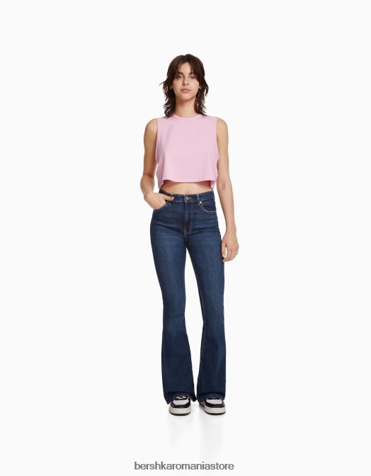 Bershka unisex blugi evazati marina Z86D3929 îmbrăcăminte