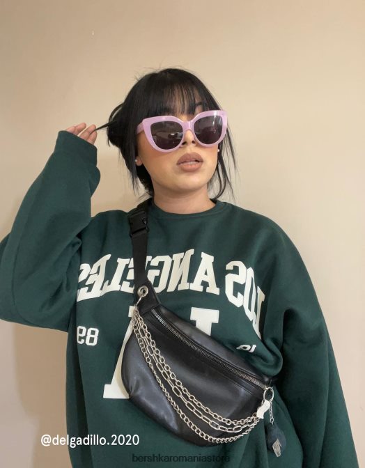 Bershka unisex hanorac oversize imprimat verde Z86D4131 îmbrăcăminte