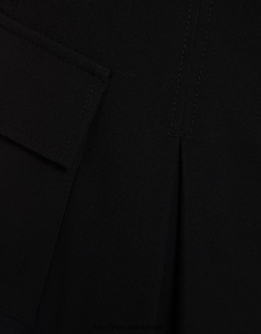 Bershka unisex fustă cargo croită cu buzunare negru Z86D4038 îmbrăcăminte