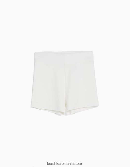 Bershka unisex pantaloni scurti alb Z86D4016 îmbrăcăminte