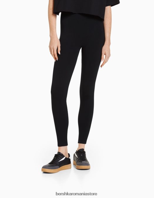 Bershka unisex jambiere push up fără cusături negru Z86D3899 îmbrăcăminte