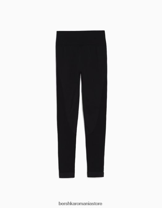 Bershka unisex jambiere push up fără cusături negru Z86D3899 îmbrăcăminte