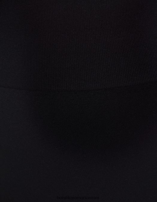 Bershka unisex jambiere push up fără cusături negru Z86D3899 îmbrăcăminte