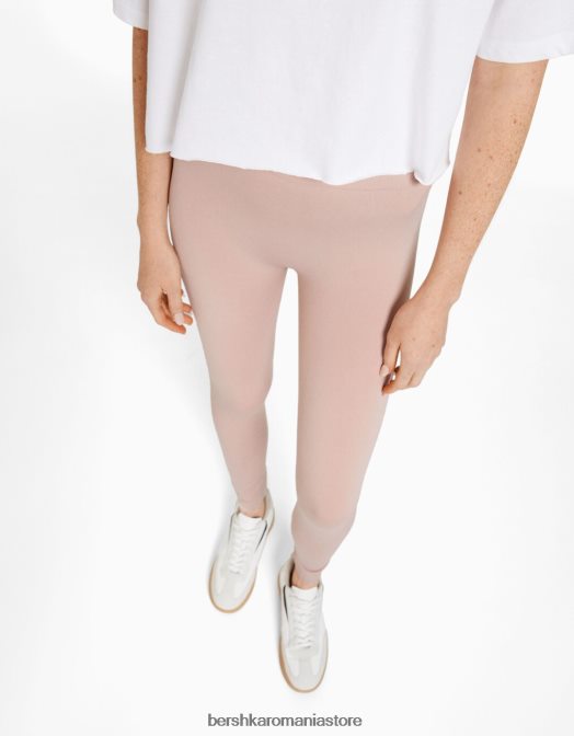 Bershka unisex jambiere push up fără cusături roz Z86D3898 îmbrăcăminte