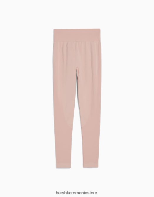 Bershka unisex jambiere push up fără cusături roz Z86D3898 îmbrăcăminte