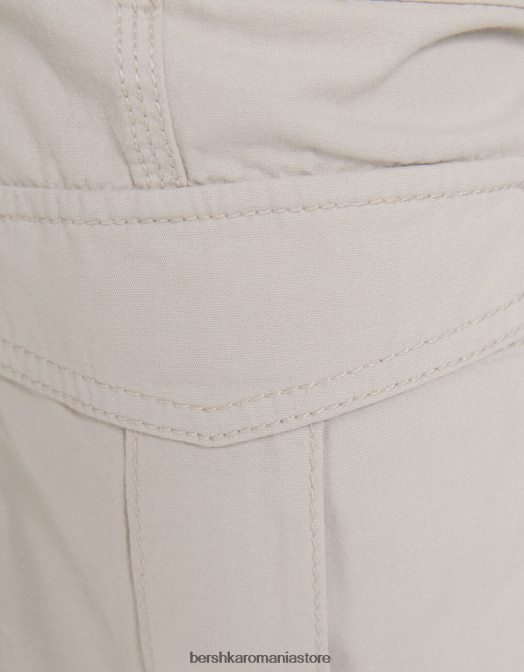 Bershka unisex pantaloni cargo ajustabili cu ajustare dreaptă exclusiv Z86D3870 îmbrăcăminte