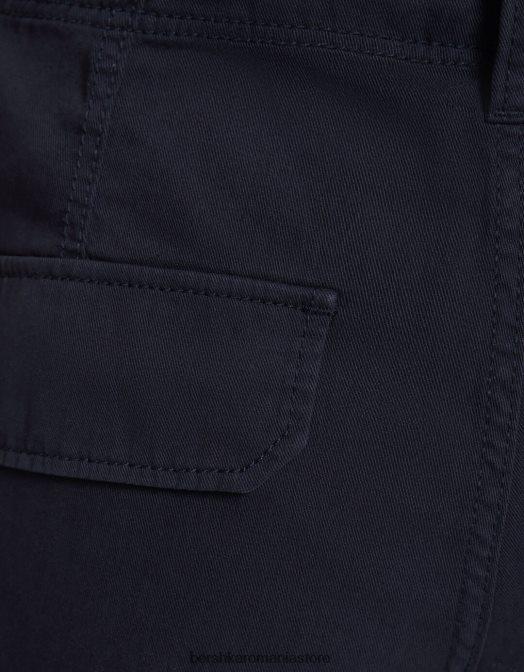 Bershka unisex pantaloni cargo ajustabili cu buzunare multiple marina Z86D3877 îmbrăcăminte