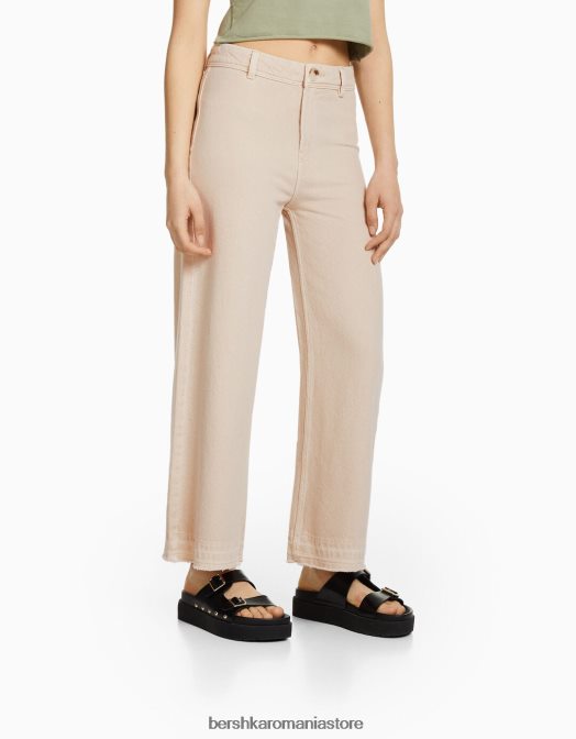 Bershka unisex pantaloni de bumbac nisip Z86D3907 îmbrăcăminte