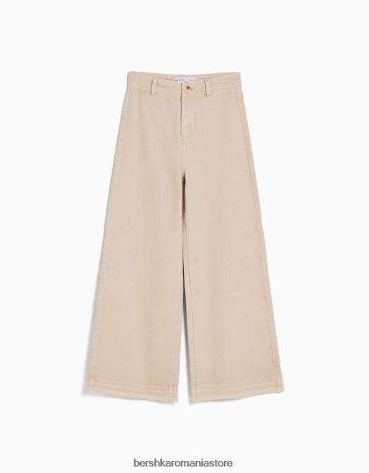 Bershka unisex pantaloni de bumbac nisip Z86D3907 îmbrăcăminte