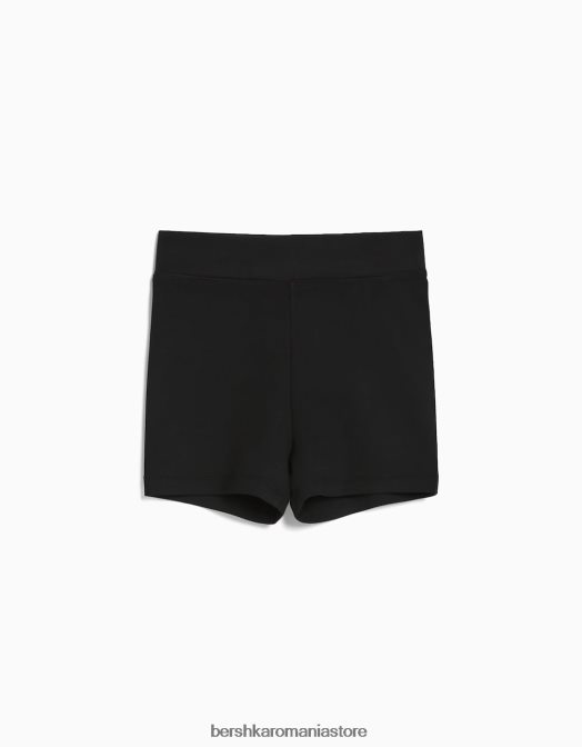 Bershka unisex pantaloni scurți culotte negru Z86D3883 îmbrăcăminte
