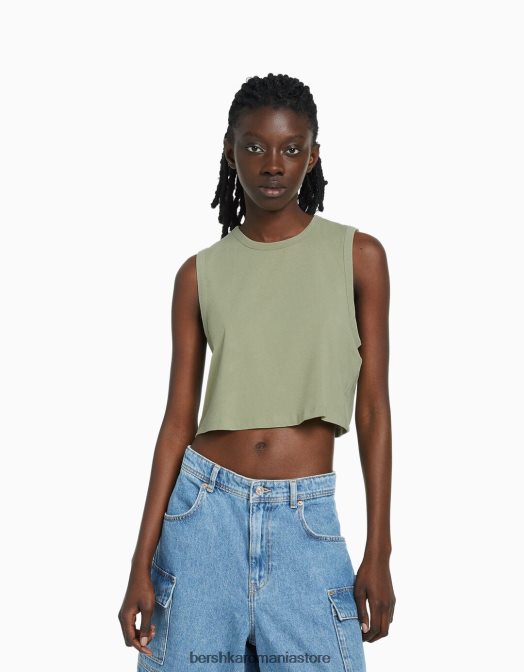 Bershka unisex maiou kaki Z86D3778 îmbrăcăminte