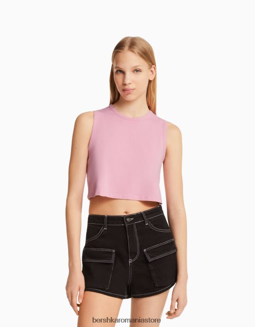 Bershka unisex maiou roz Z86D3775 îmbrăcăminte