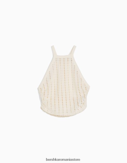 Bershka unisex top crochet racer cremă Z86D3715 îmbrăcăminte