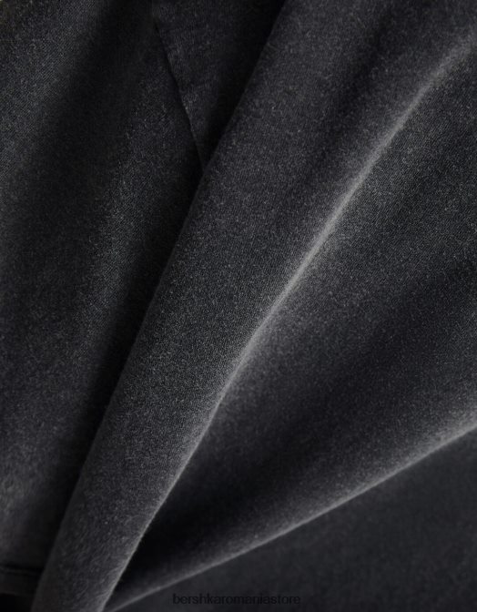 Bershka unisex tricou cu maneca scurta cu imprimeu tupac gri Z86D3766 îmbrăcăminte