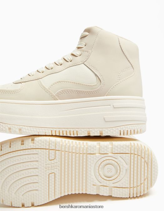 Bershka unisex adidași înalți contrastanți alte Z86D4185 încălţăminte