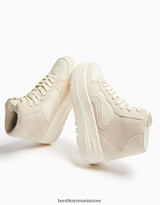 Bershka unisex adidași înalți contrastanți alte Z86D4185 încălţăminte