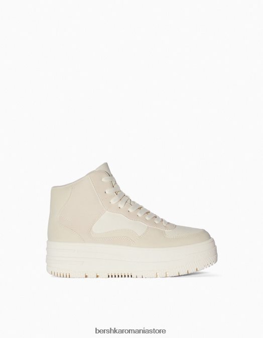 Bershka unisex adidași înalți contrastanți alte Z86D4185 încălţăminte